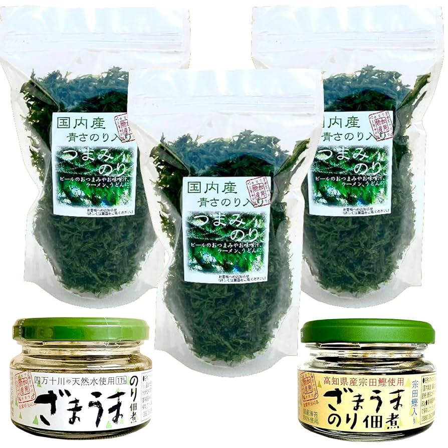 Amazon | 加用物産 つまみのり ざまうまのり佃煮 青さのり 国内
